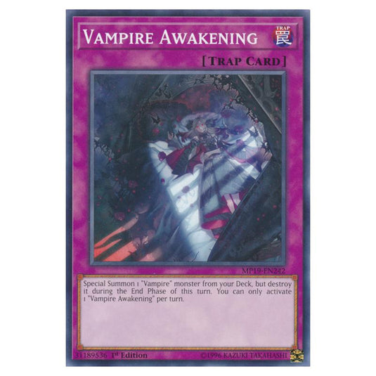 Yu-Gi-Oh! - 2019 Gold Sarcophagus Tin Mega Pack - Vampire Awakening (Common) MP19-EN242