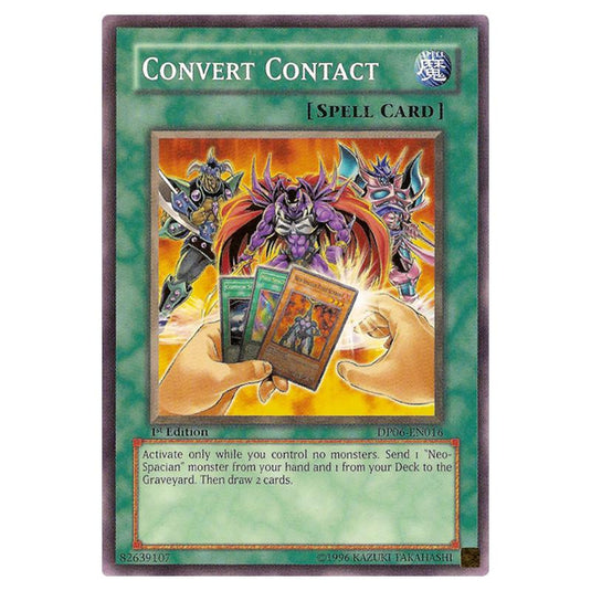 Yu-Gi-Oh! - Duelist Pack - Jaden Yuki 3 - Convert Contact (Common) DP06-EN016