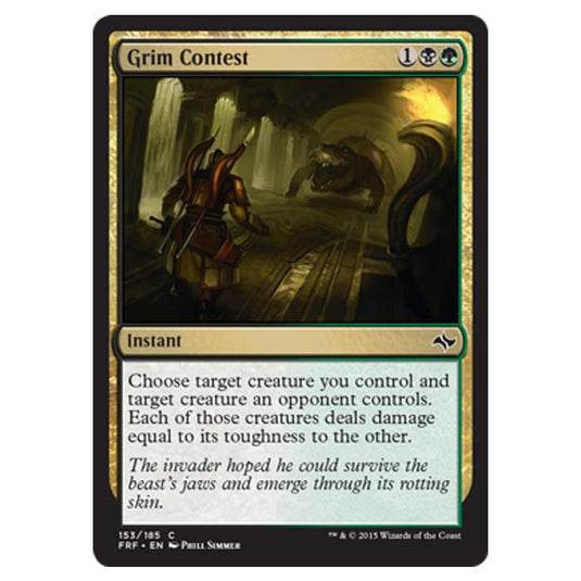 Magic the Gathering - Fate Reforged - Grim Contest - 153/185