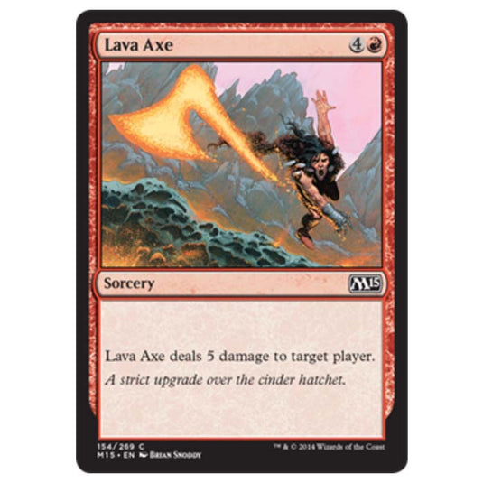 Magic the Gathering - M15 Core Set - Lava Axe - 154/269