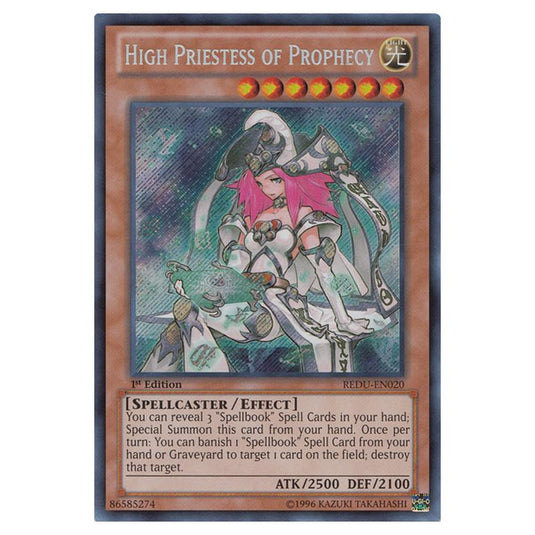 Yu-Gi-Oh! - Return of the Duelist - High Priestess of Prophecy (Secret Rare) REDU-EN020