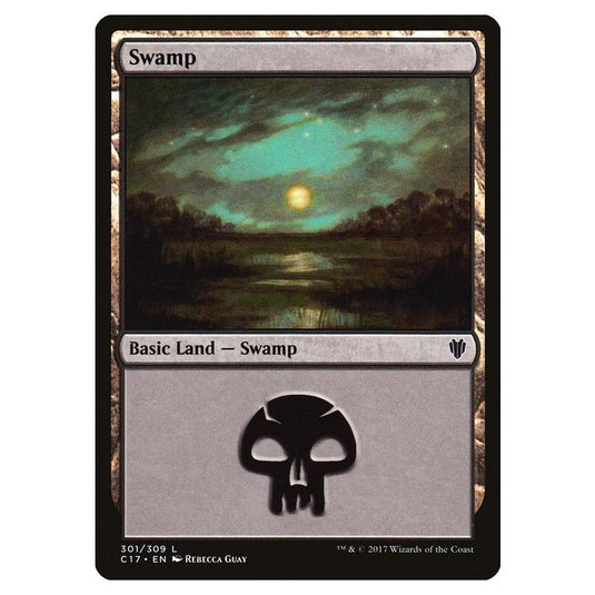 Magic The Gathering - Commander 2017 - Swamp - 301/309