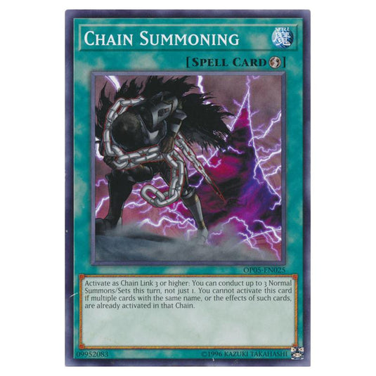Yu-Gi-Oh! - OTS Tournament Pack 5 - Chain Summoning (Common) OP05-EN025