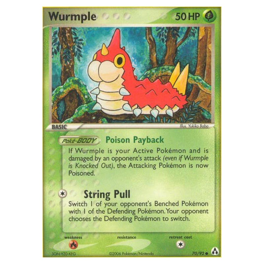 Pokemon - EX Legend Maker - Wurmple - 70/92