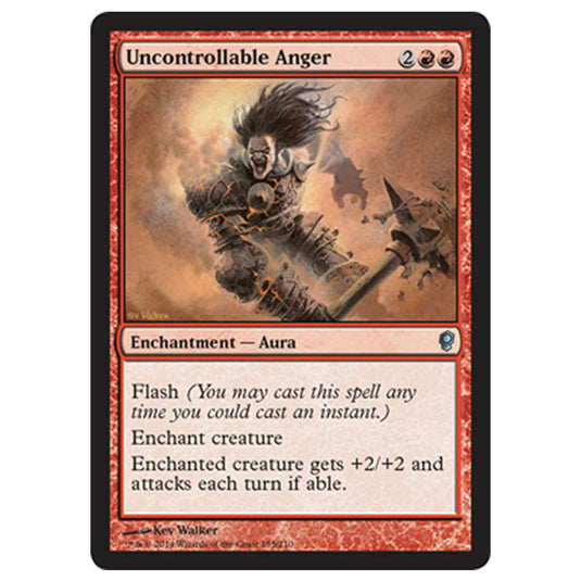 Magic the Gathering - Conspiracy - Uncontrollable Anger - 155/210