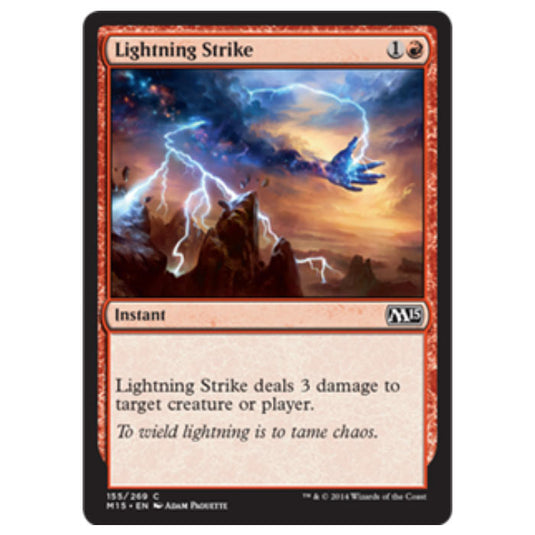 Magic the Gathering - M15 Core Set - Lightning Strike - 155/269