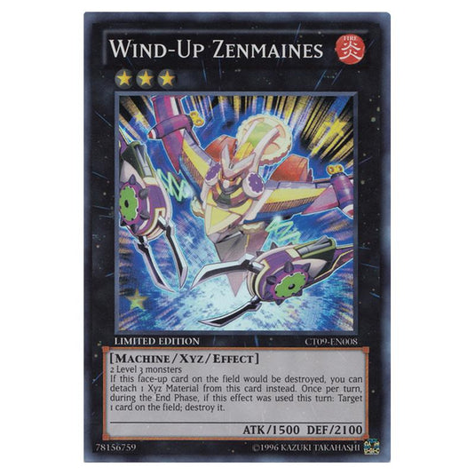 Yu-Gi-Oh! - Collectible Tins 2012 Wave 1 - Wind-Up Zenmaines (Super Rare) CT09-EN008