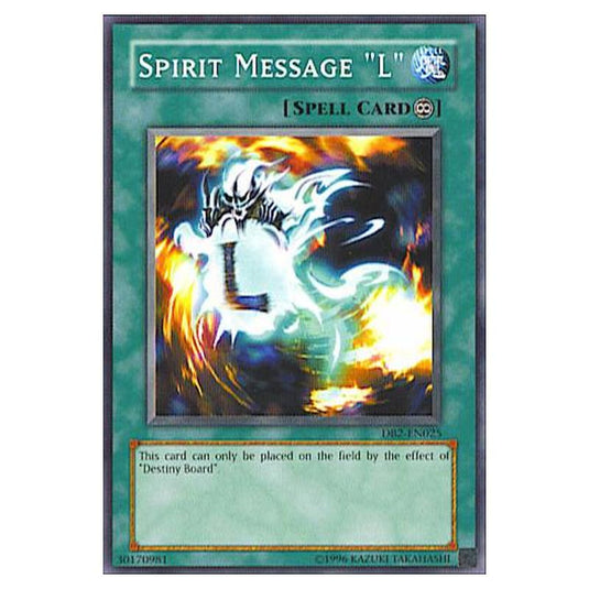 Yu-Gi-Oh! - Dark Beginning 2 - Spirit Message \"L\" (Common) DB2-EN025