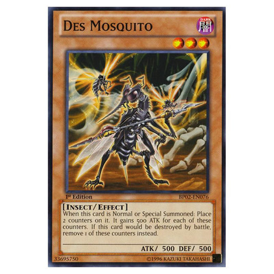 Yu-Gi-Oh! - Battle Pack 2 - War of the Giants - Des Mosquito (Common) BP02-EN076