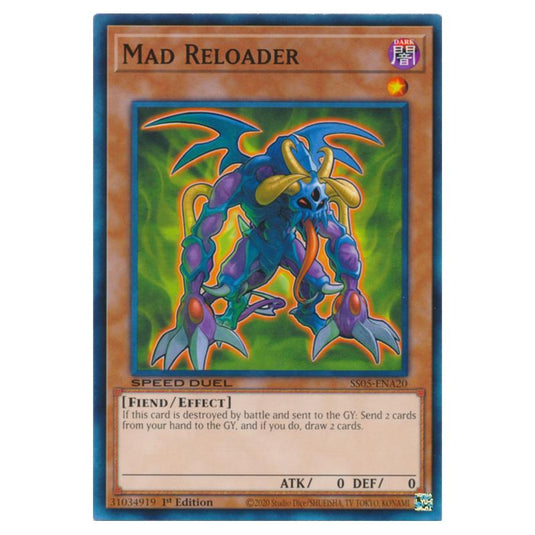 Yu-Gi-Oh! - Speed Duel Starter Decks - Twisted Nightmares - Mad Reloader (Common) SS05-ENA20