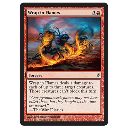Magic the Gathering - Conspiracy - Wrap in Flames - 158/210
