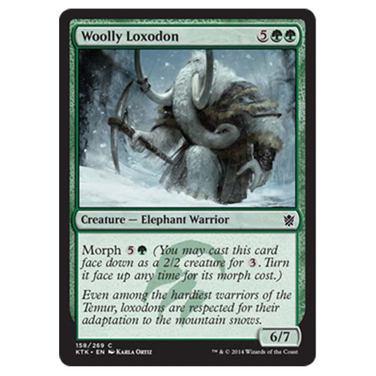 Magic the Gathering - Khans Of Tarkir - Woolly Loxodon - 158/269