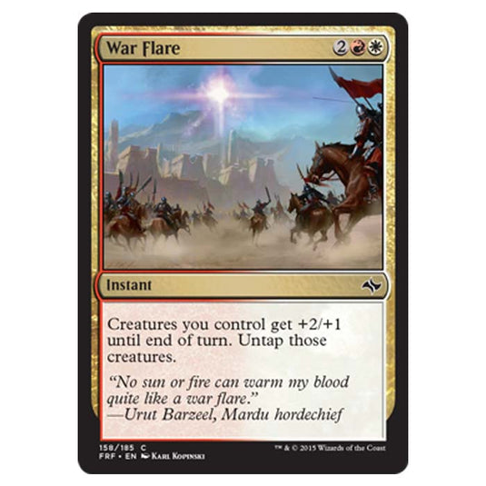 Magic the Gathering - Fate Reforged - War Flare - 158/185