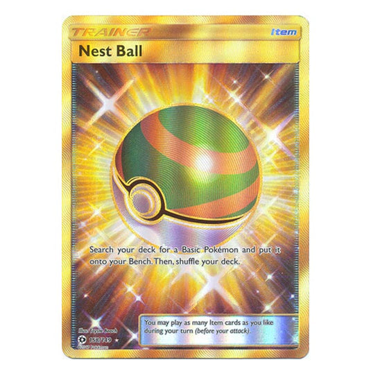 Pokemon - Sun & Moon - Base Set - Nest Ball (Secret Rare) - 158/149