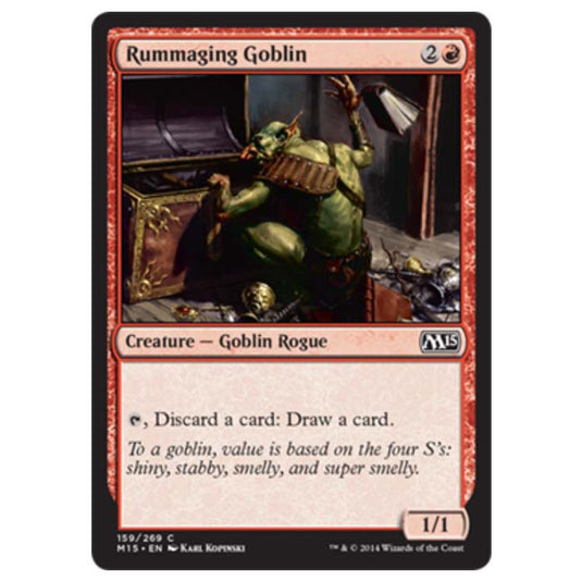 Magic the Gathering - M15 Core Set - Rummaging Goblin - 159/269