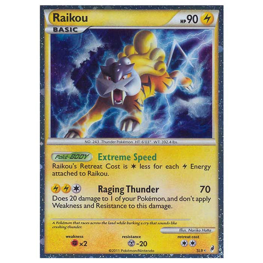 Pokemon - Call of Legends - Raikou (SL9)