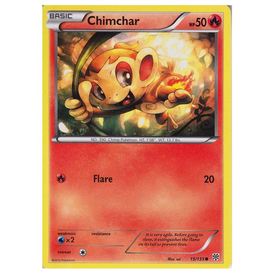 Pokemon - Black & White - Plasma Storm - Chimchar - 015/135