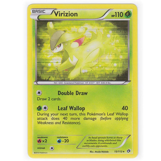 Pokemon - Black & White - Legendary Treasures - Virizion - 15/113