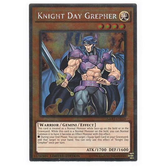 Yu-Gi-Oh! - Noble Knights of the Round Table - Knight Day Grepher - NKRT-EN015