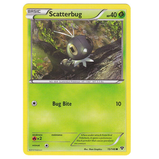 Pokemon - XY Base Set - Scatterbug - 15/146