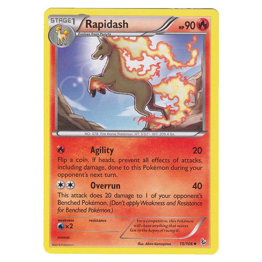 Pokemon - XY - Flashfire - Rapidash - 15/106