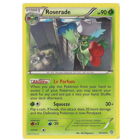 Pokemon - Black & White - Dragons Exalted - Roserade - 15/124