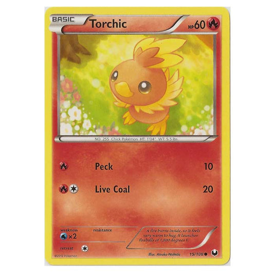 Pokemon - Black & White - Dark Explorers - Torchic - 15/108