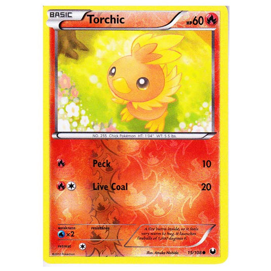 Pokemon - Black & White - Dark Explorers - (Reverse Holo) Torchic - 15/108