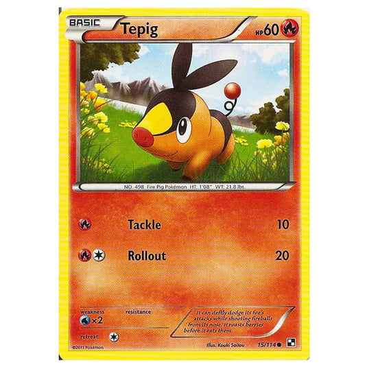 Pokemon - Black & White - Tepig 15/114