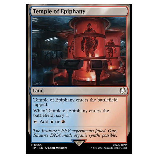 Magic The Gathering - Universes Beyond - Fallout - Temple of Epiphany - 0305