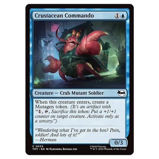 Magic The Gathering - Teenage Mutant Ninja Turtles - Crustacean Commando - 0033