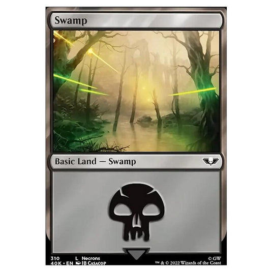Magic The Gathering - Universes Beyond - Warhammer 40k - Swamp - 310/168