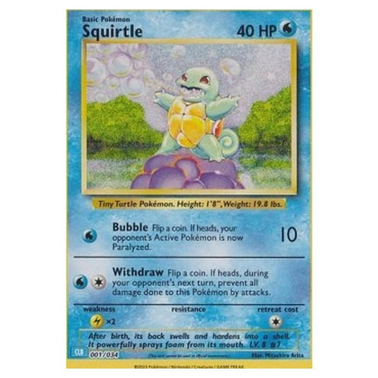 Pokemon - Pokémon Trading Card Game Classic - Blastoise & Suicune ex Deck - Squirtle 001
