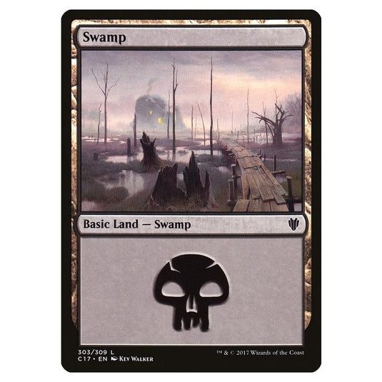 Magic The Gathering - Commander 2017 - Swamp - 303/309