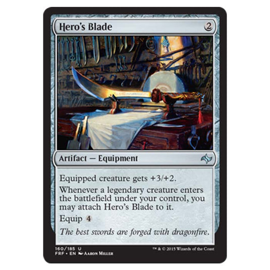 Magic the Gathering - Fate Reforged - Heros Blade - 160/185