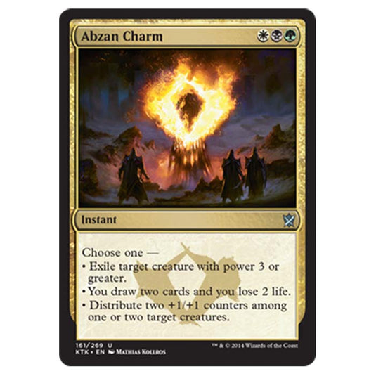 Magic the Gathering - Khans Of Tarkir - Abzan Charm - 161/269