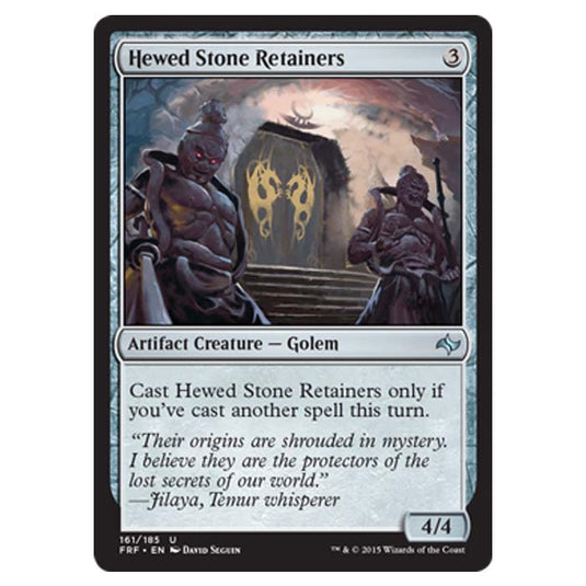 Magic the Gathering - Fate Reforged - Hewed Stone Retainers - 161/185