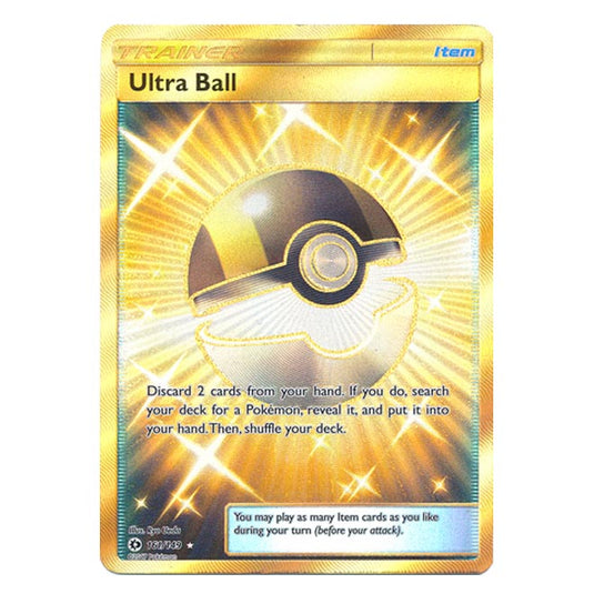 Pokemon - Sun & Moon - Base Set - Ultra Ball (Secret Rare) - 161/149