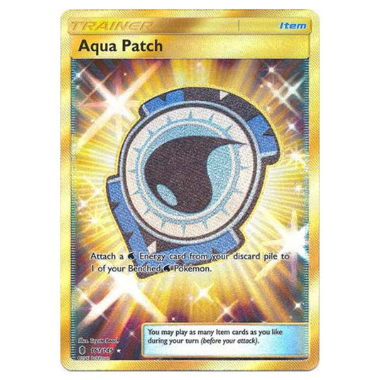 Pokemon - Sun & Moon - Guardians Rising - Aqua Patch (Secret Rare) - 161/145