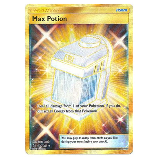 Pokemon - Sun & Moon - Guardians Rising - Max Potion (Secret Rare) - 164/145