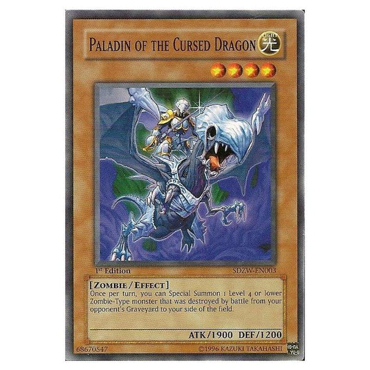 Yu-Gi-Oh! - Zombie World Structure Deck - Paladin of the Cursed Dragon (Common) SDZW-EN003