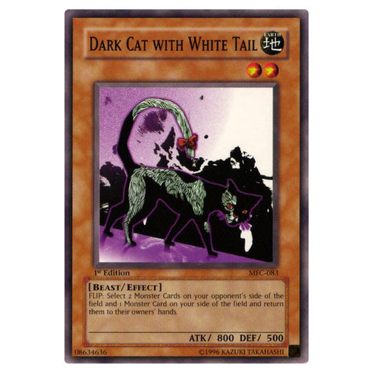 Yu-Gi-Oh! - Magician\'s Force - Dark Cat with White Tail (Common) MFC-083