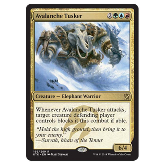 Magic the Gathering - Khans Of Tarkir - Avalanche Tusker - 166/269