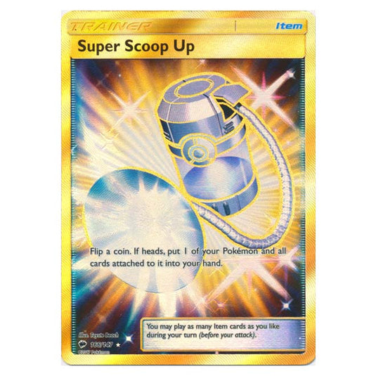 Pokemon - Sun & Moon - Burning Shadows - Super Scoop Up (Secret Rare) - 166/147