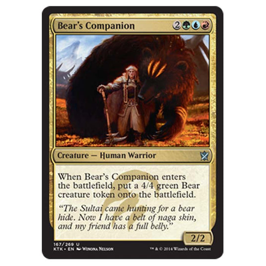 Magic the Gathering - Khans Of Tarkir - Bears Companion - 167/269