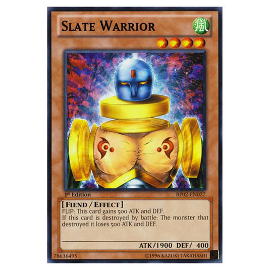 Yu-Gi-Oh! - Battle Pack 2 - War of the Giants - Slate Warrior (Rare) BP02-EN027