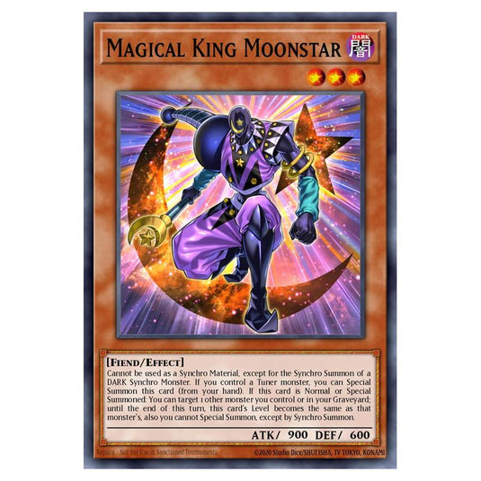 Yu-Gi-Oh! - Structure Deck - The Crimson King - Magical King Moonstar (Common) SDCK-EN015
