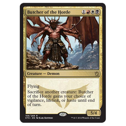 Magic the Gathering - Khans Of Tarkir - Butcher of the Horde - 168/269