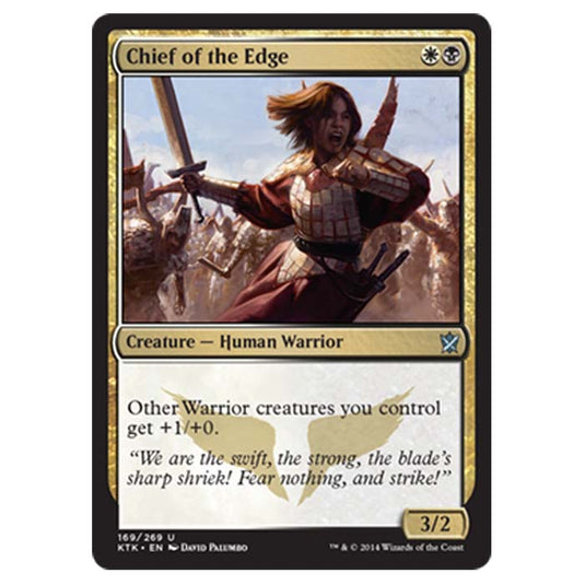 Magic the Gathering - Khans Of Tarkir - Chief of the Edge - 169/269