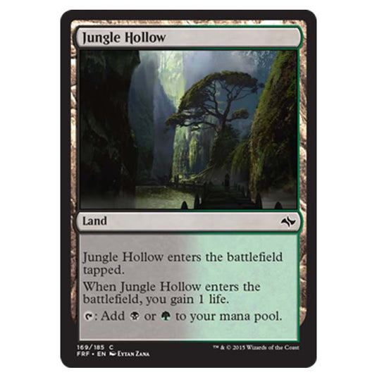 Magic the Gathering - Fate Reforged - Jungle Hollow - 169/185